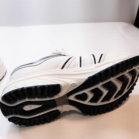 FREEDOM FITi SNEAKER WHITE WITH BLUE SPORTY ACCENTS SIZE 7M - Picture 3 of 6